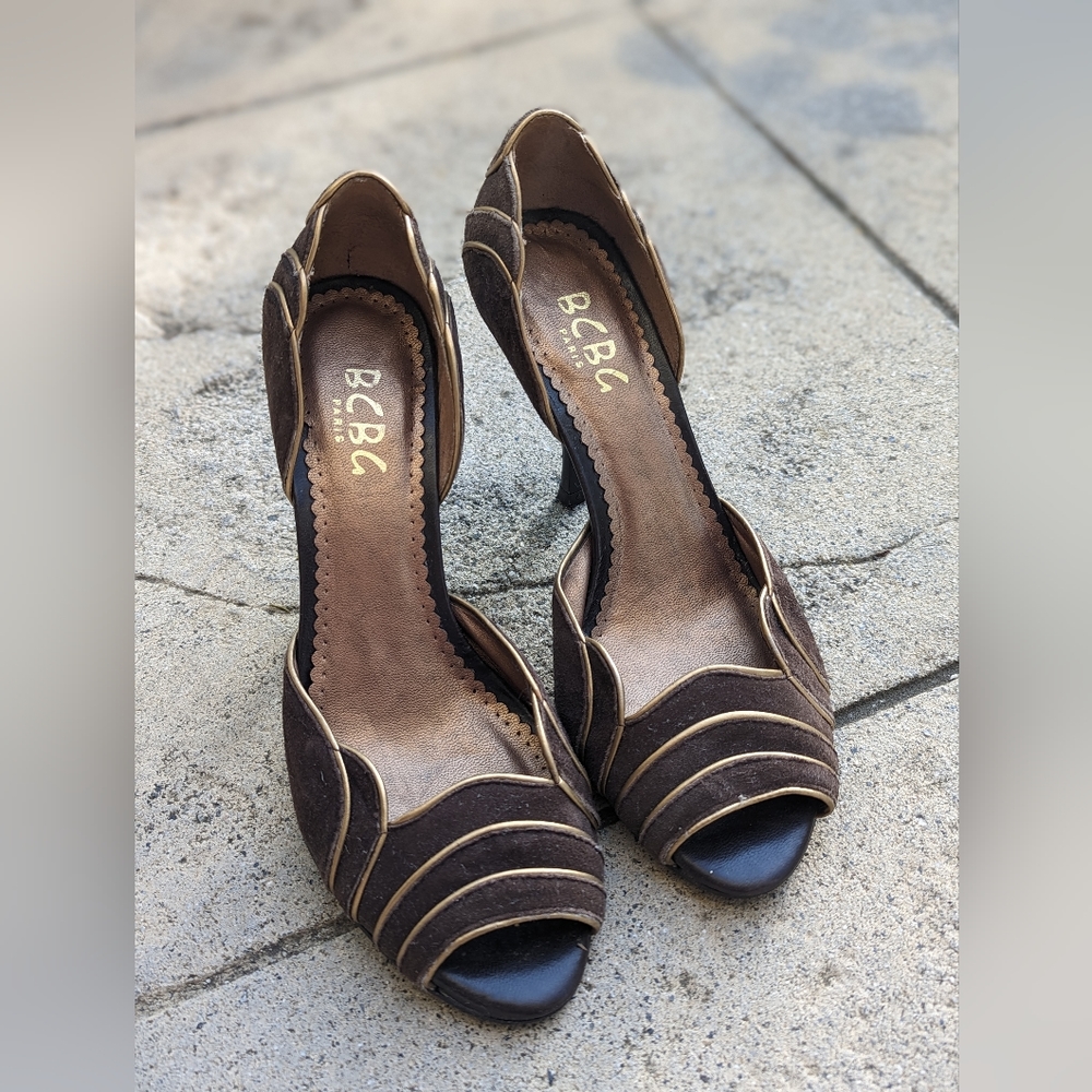 BCBG Leather Heels